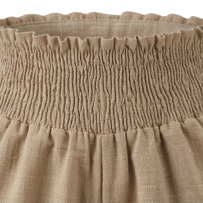 Girls Elastic Waist Wide Leg Pants
