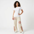 Girls Floral Patch Wide Leg Pants