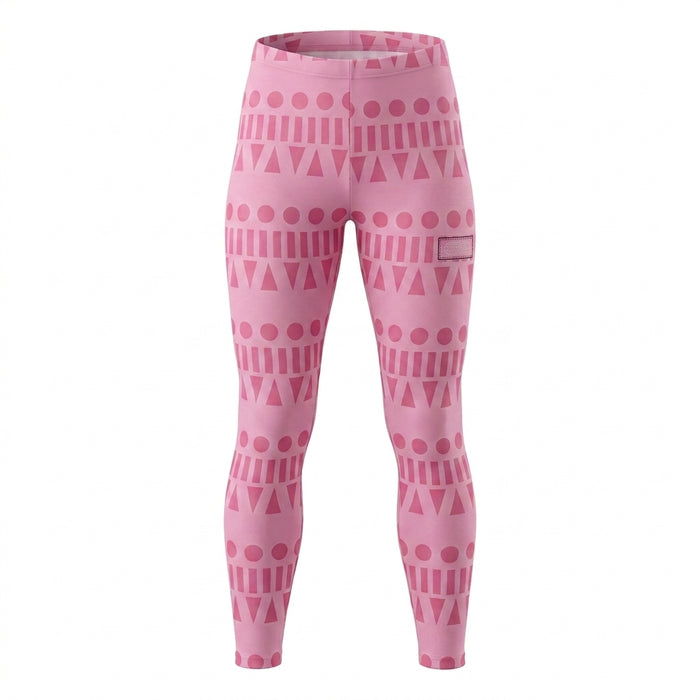 Girls Geometric Print Leggings