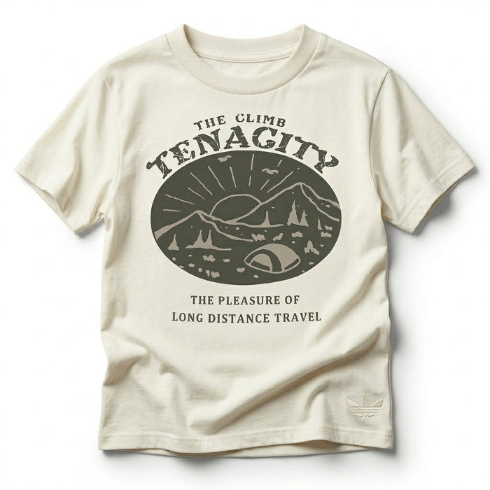 Girls Graphic Short Sleeve T Shirt With Outdoor Print