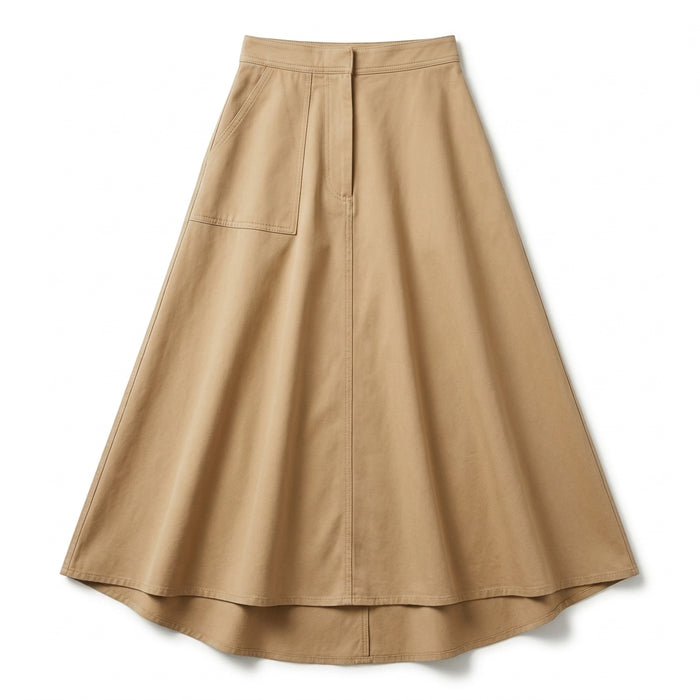 Girls Light A Line Midi Skirt