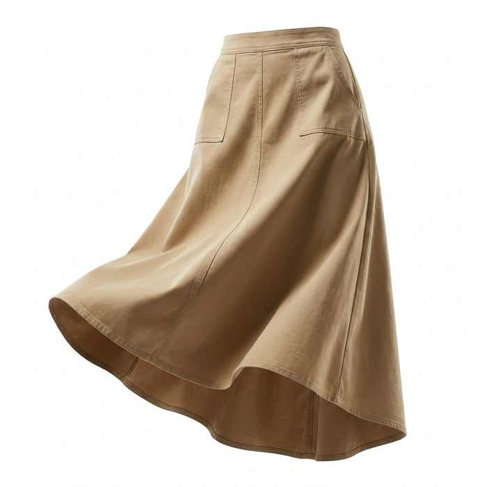 Girls Light A Line Midi Skirt