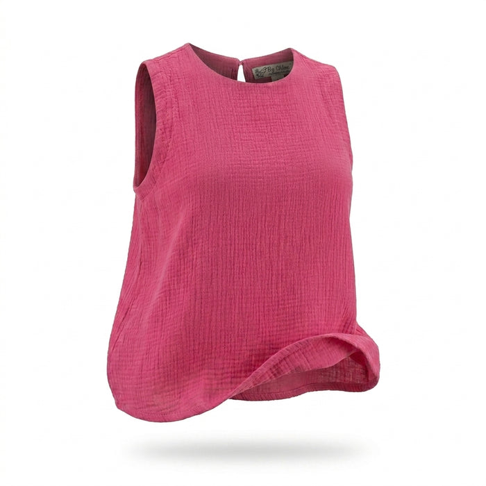 Girls Sleeveless Textured Top