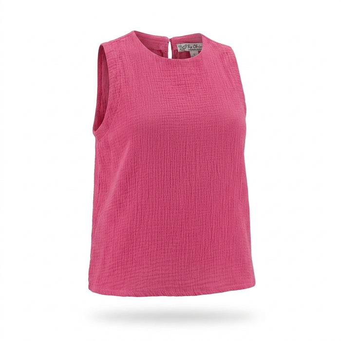 Girls Sleeveless Textured Top