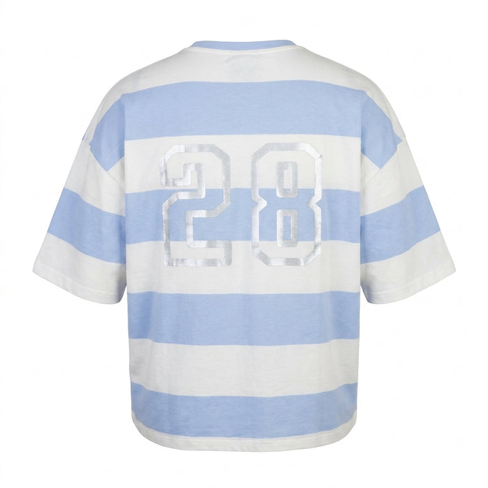 Men Striped Crew Neck T Shirt