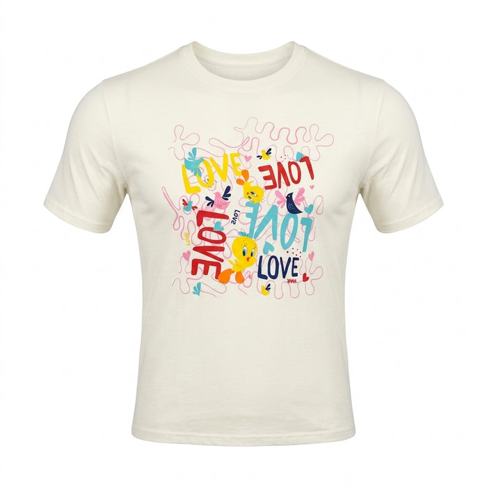 Girls Tweety Love Print T Shirt And Jogger Set