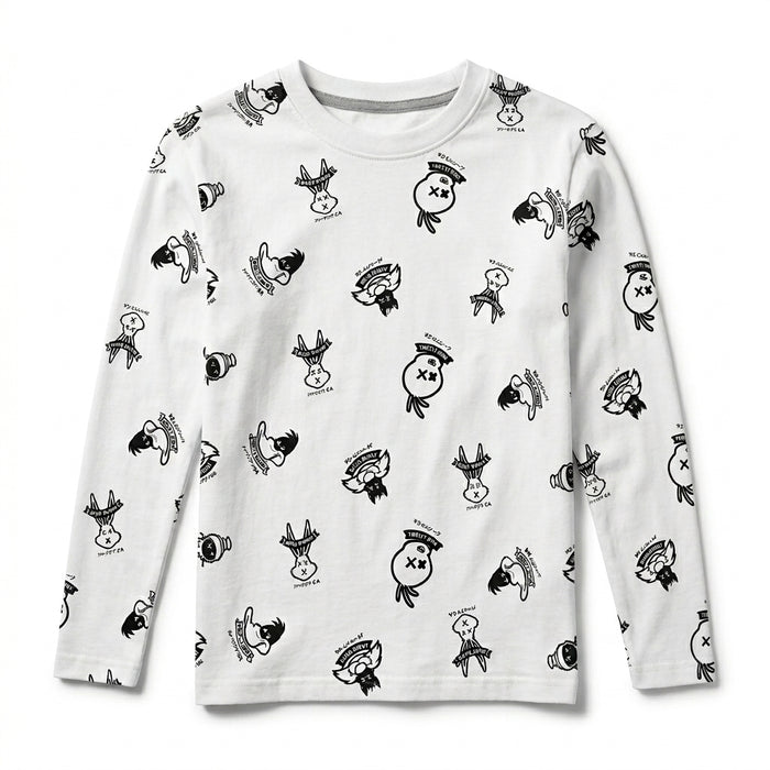 Kids All Over Character Print Long Sleeve T Shirt