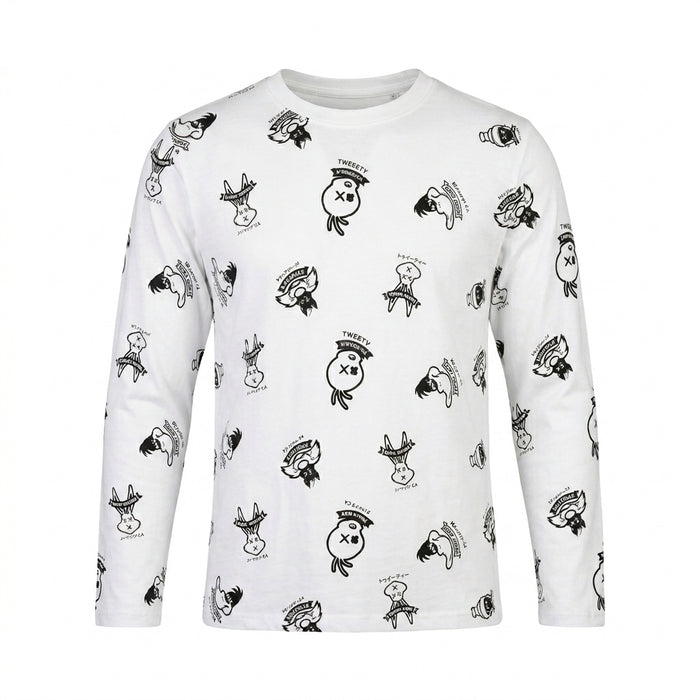 Kids All Over Character Print Long Sleeve T Shirt