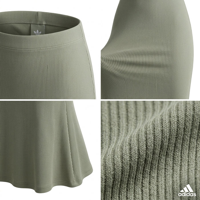 Women Basic Maxi Skirt With Side Slit