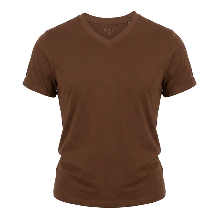 Women Basic V Neck T Shirt