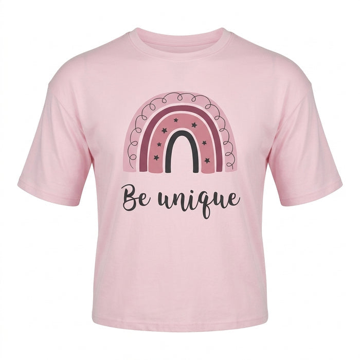 Women Be Unique Short Sleeve Pajama Set