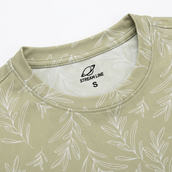 Women Botanical Print Sleepwear Top