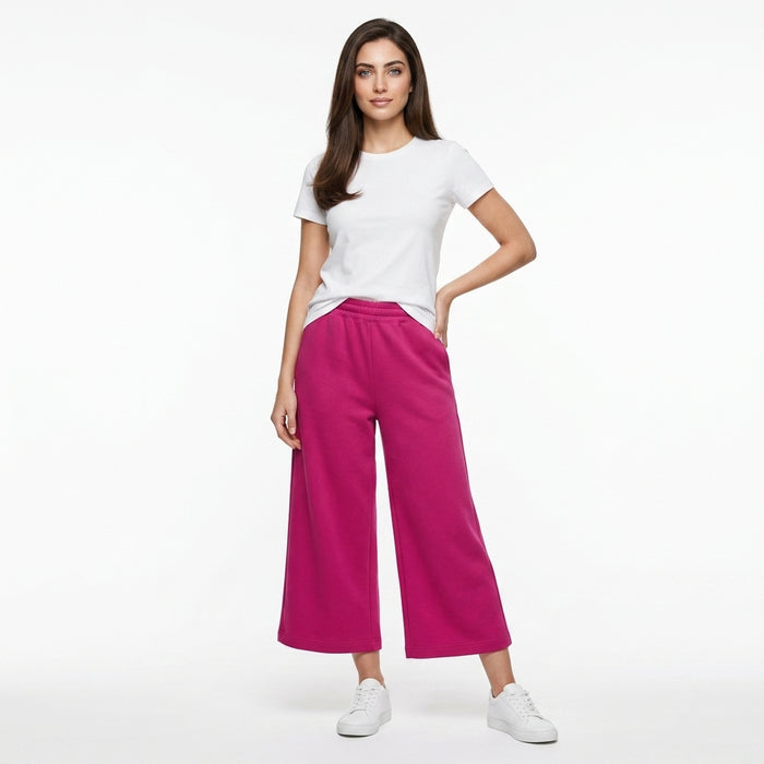 Women Bright Wide Leg Lounge Pants