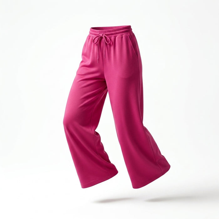 Women Bright Wide Leg Lounge Pants