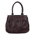 Women Classic Zip Front Shoulder Tote Bag
