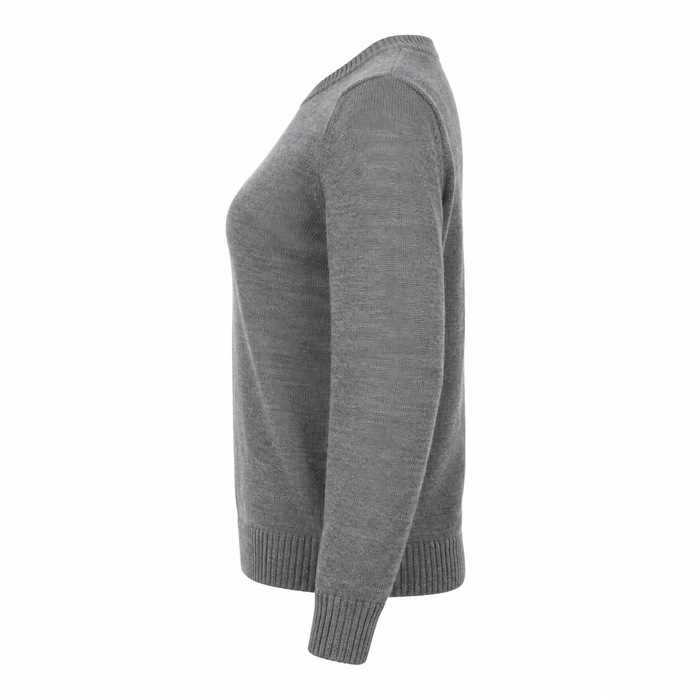 Women Crew Neck Knitted Pullover