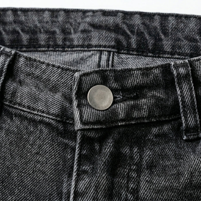 Men Denim Cargo Shorts
