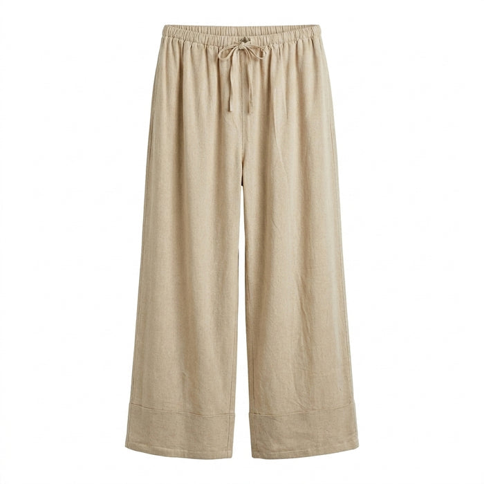 Women Drawstring Wide Leg Pants