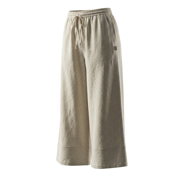 Women Drawstring Wide Leg Pants