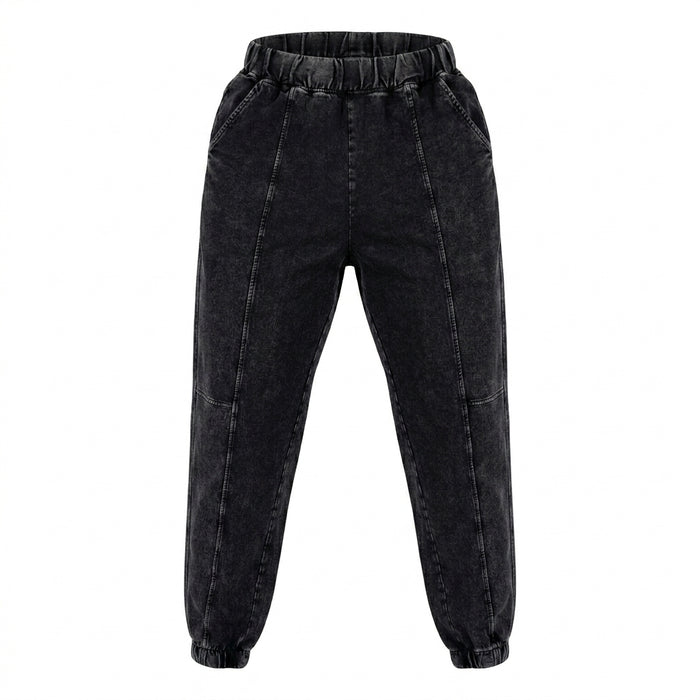 Women Elastic Waist Jogger Pants