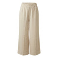 Women Elastic Waist Wide Leg Pants