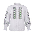 Women Embroidered Long Sleeve Blouse