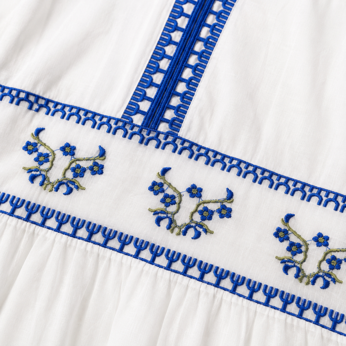 Women Embroidered Midi Dress