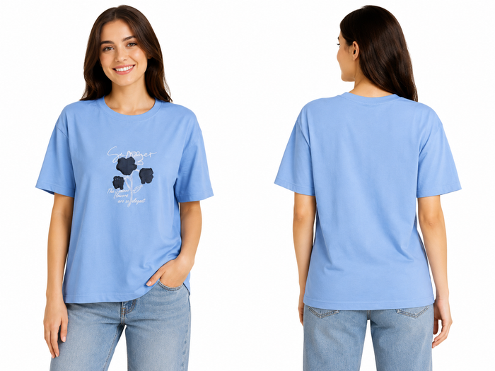 Women Floral Graphic T Shirt