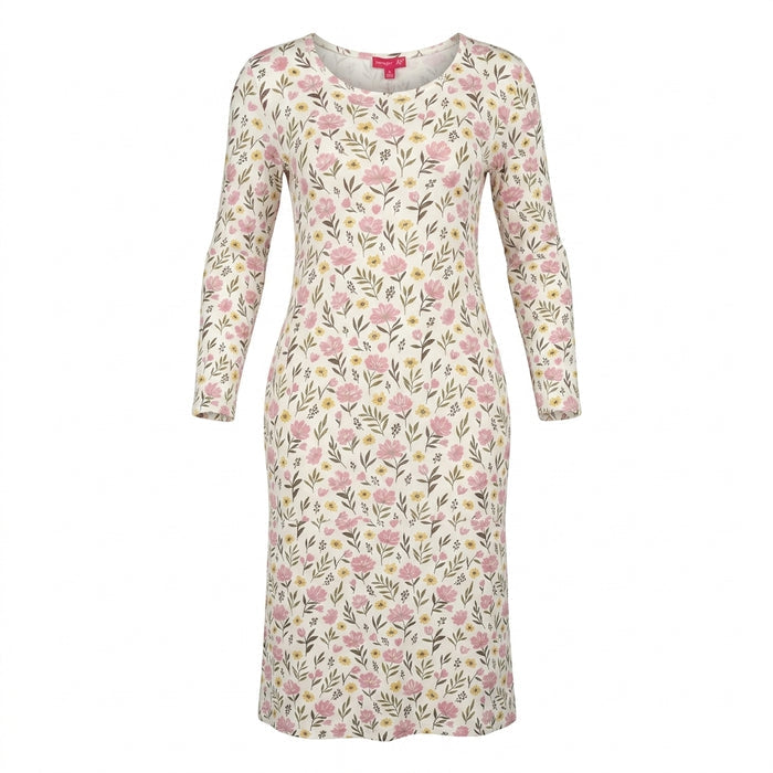 Women Floral Long Sleeve Nightdress