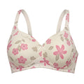 Women Floral Print Lightly Padded Bra And Brief Set