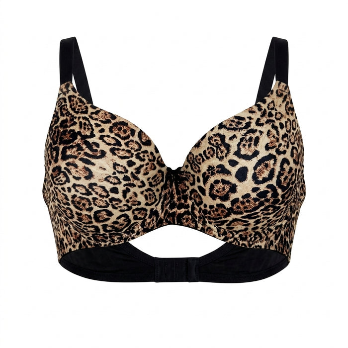 Women Floral Print Wire Free Lightly Padded Bra And Brief Set