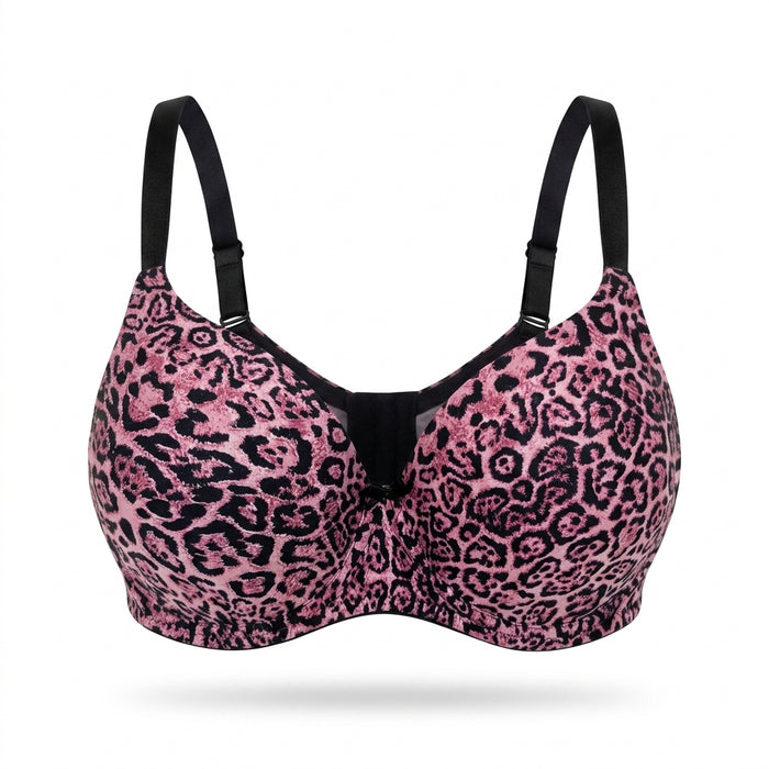 Women Floral Print Wire Free Lightly Padded Bra And Brief Set