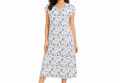 Women Floral Short Sleeve Nightdress