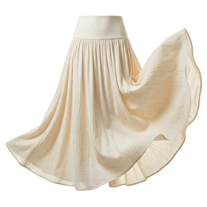 Women Gathered Maxi Skirt