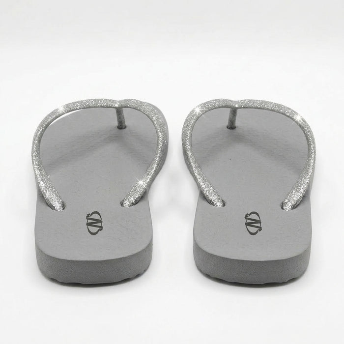 Women Glitter Strap Flip Flop Sandals