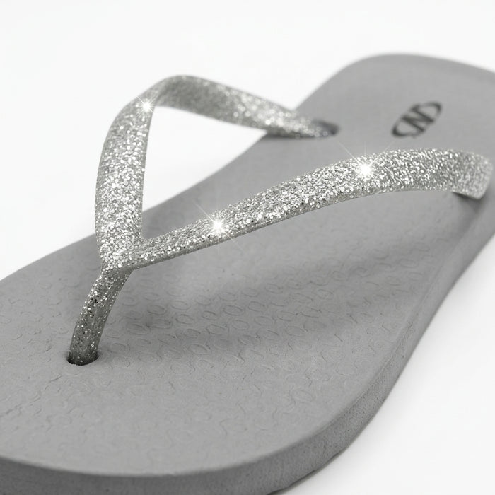 Women Glitter Strap Flip Flop Sandals