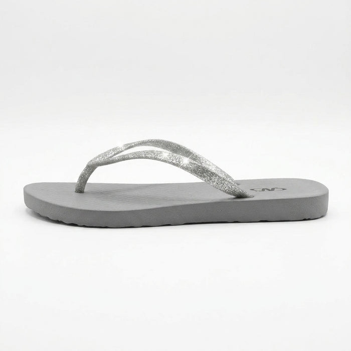 Women Glitter Strap Flip Flop Sandals