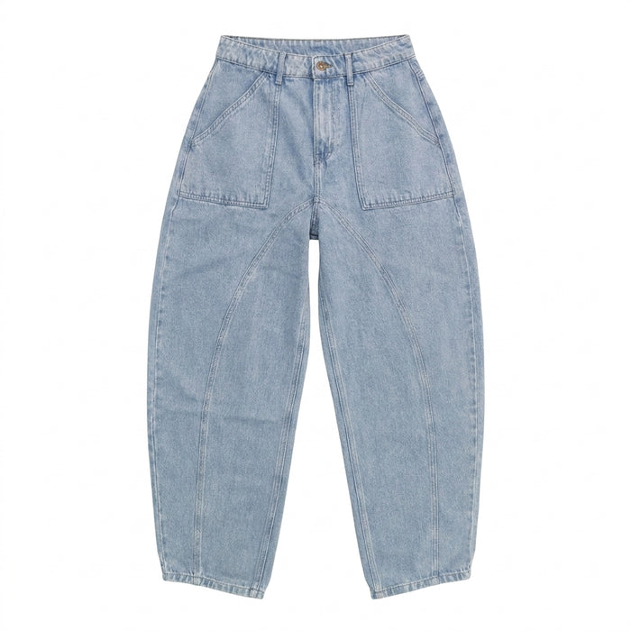Women High Waist Wide Leg Jeans