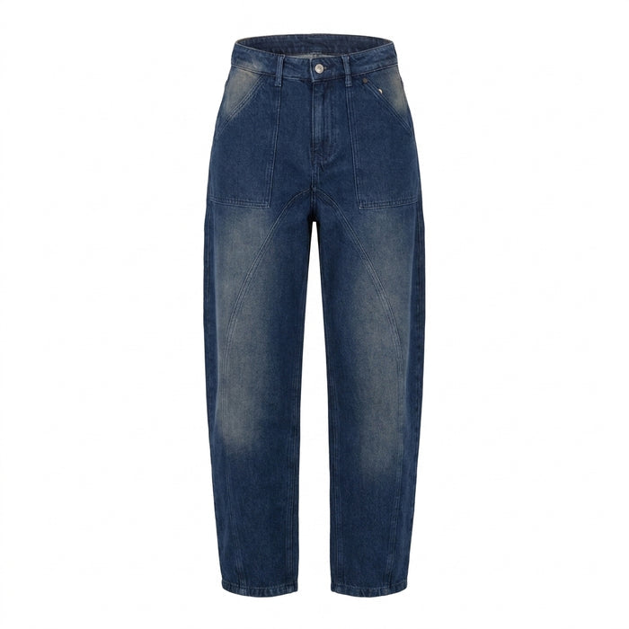 Women High Waist Wide Leg Jeans