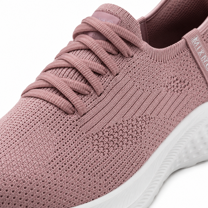 Women Knitted Lace-Up Sports Shoes