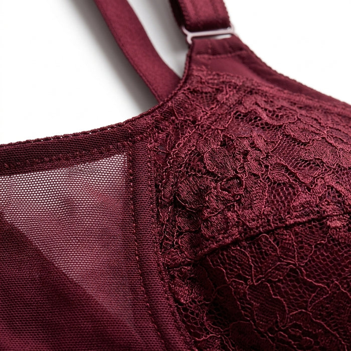 Women Lace Full Coverage U Erwire Bra