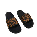 Women Leopard Print Slide Sandals
