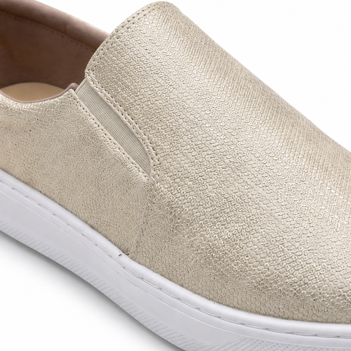 Women Metallic Slip On Shoes