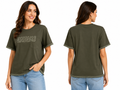 Women Oversized Half Sleeve Unique Print T Shirt