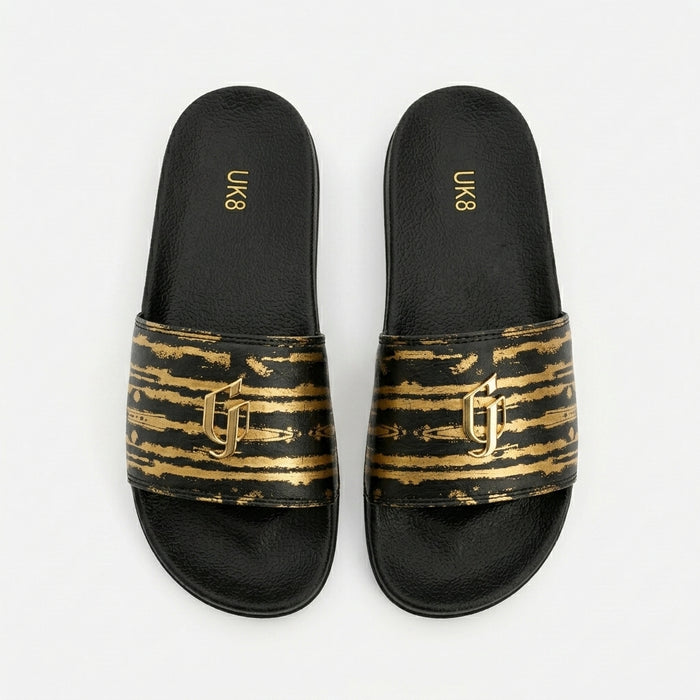 Men Printed Slide Sandals