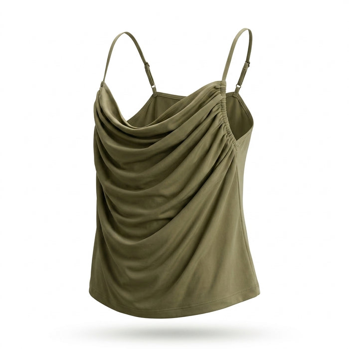 Women Ruched Sleeveless Top
