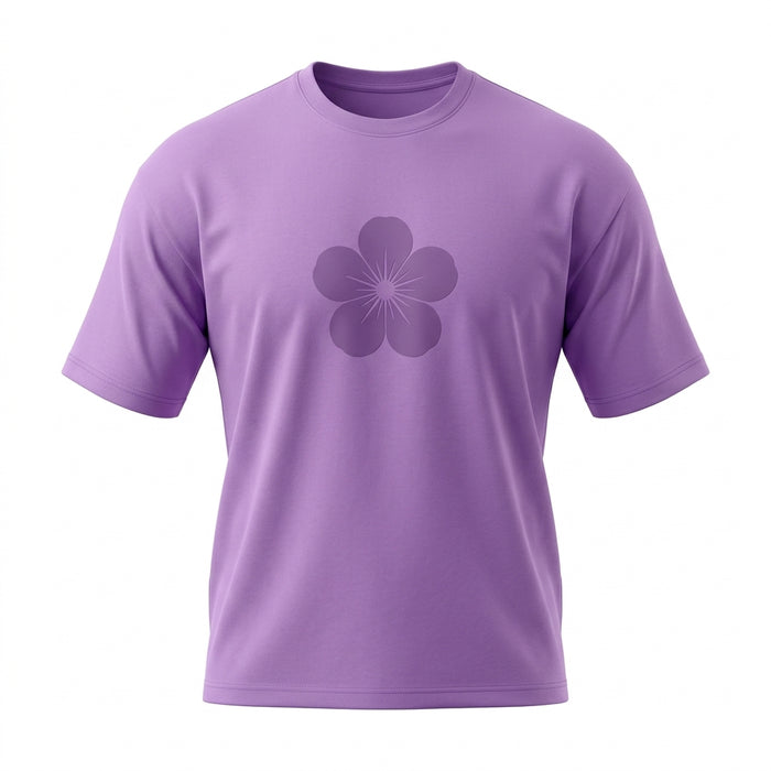 Women Short Sleeve T Shirt With Floral Front