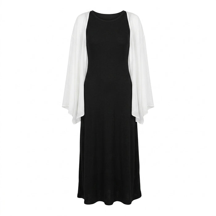 Women Sleeveless Maxi Dress With Cover Up