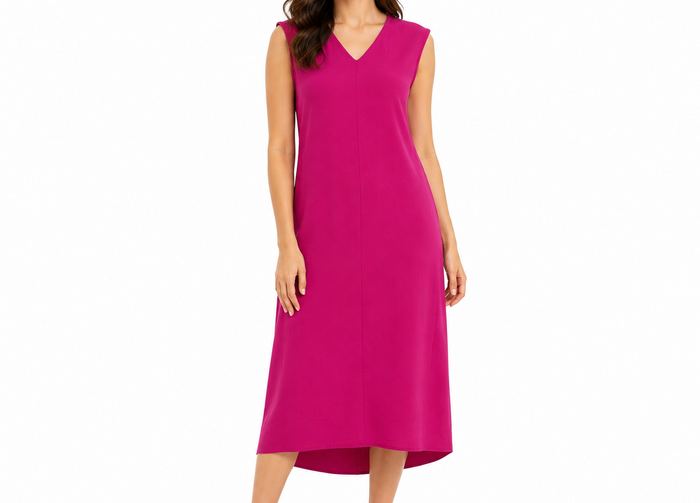 Women Sleeveless Midi Dress