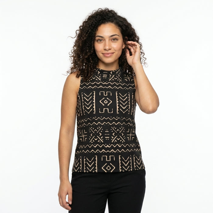 Women Sleeveless Printed Top